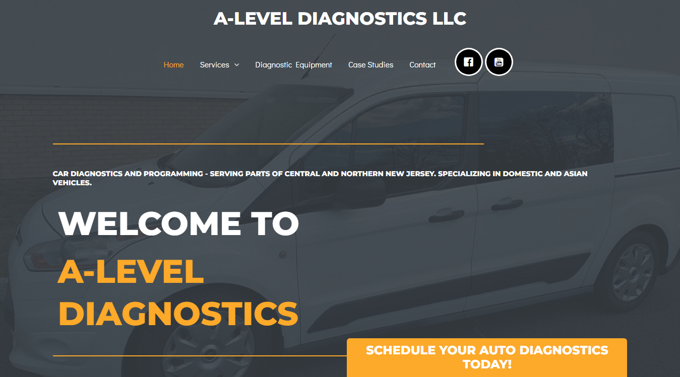 Screenshot of A-Level Diagnostics LLC