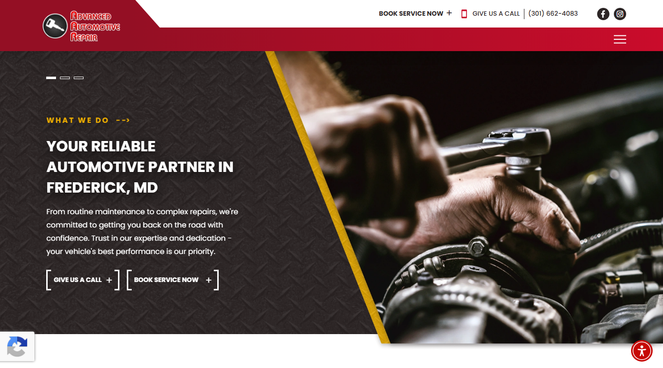 Screenshot of Advanced Automotive Repair