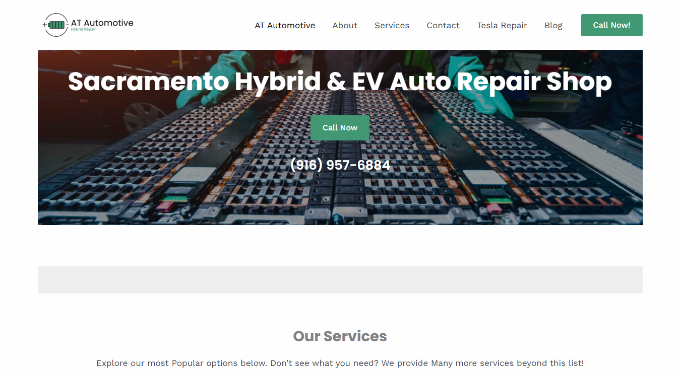 Screenshot of AT Automotive - Hybrid Repair