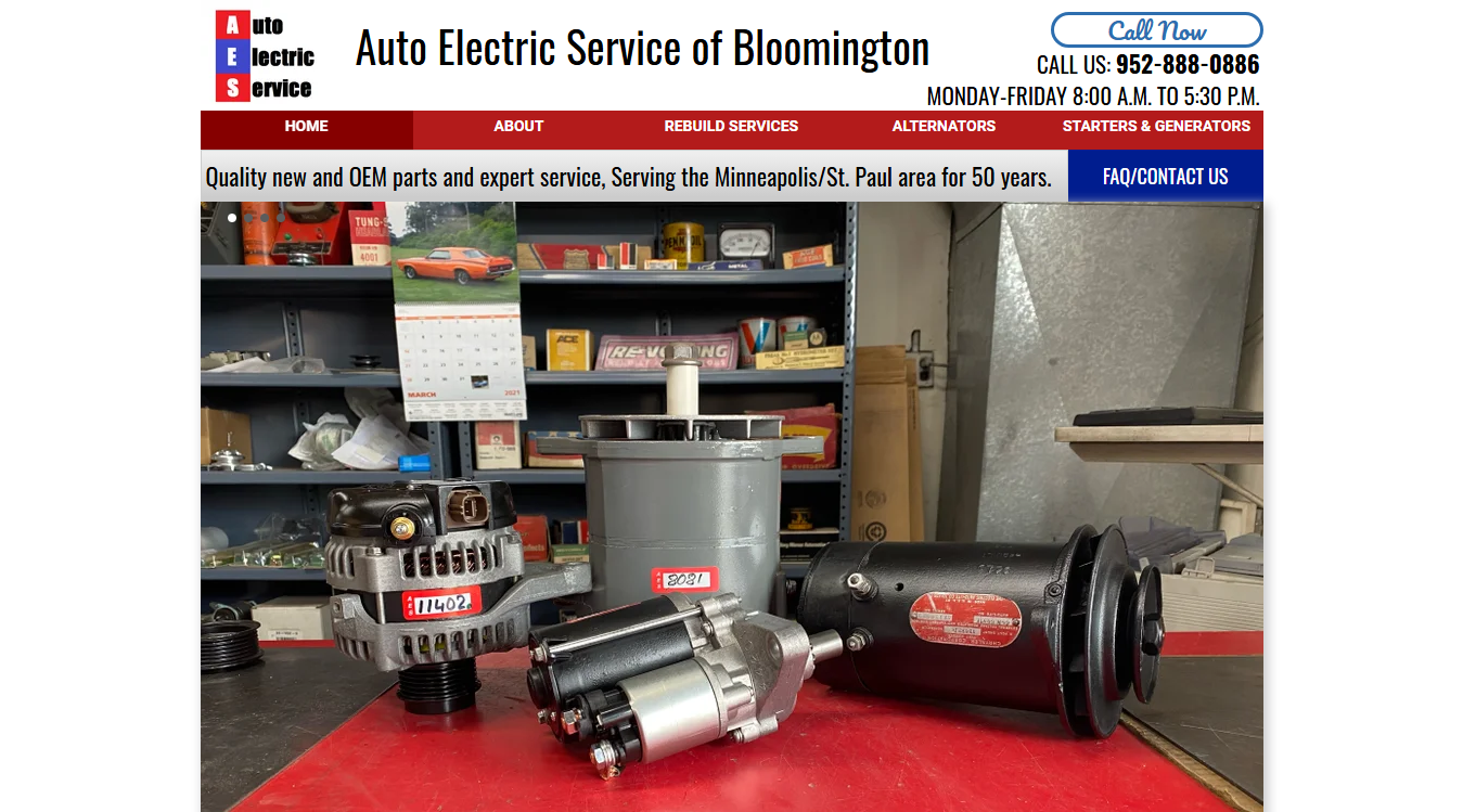 Screenshot of Auto Electric Service