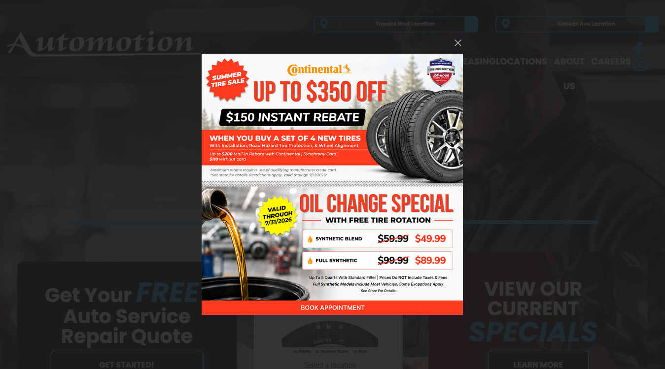 Screenshot of Automotion