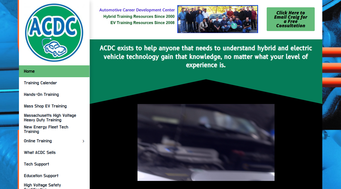 Screenshot of Automotive Career Development Center