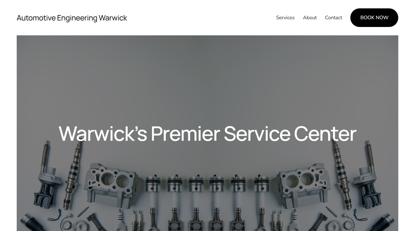Screenshot of Automotive Engineering Specialties