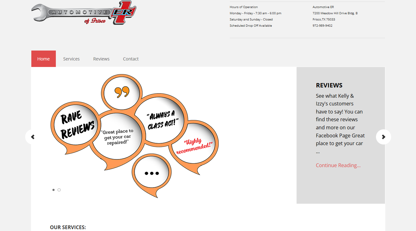 Screenshot of Automotive ER