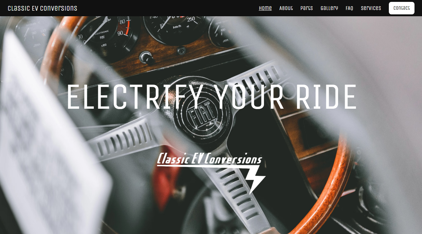 Screenshot of Classic EV Conversions