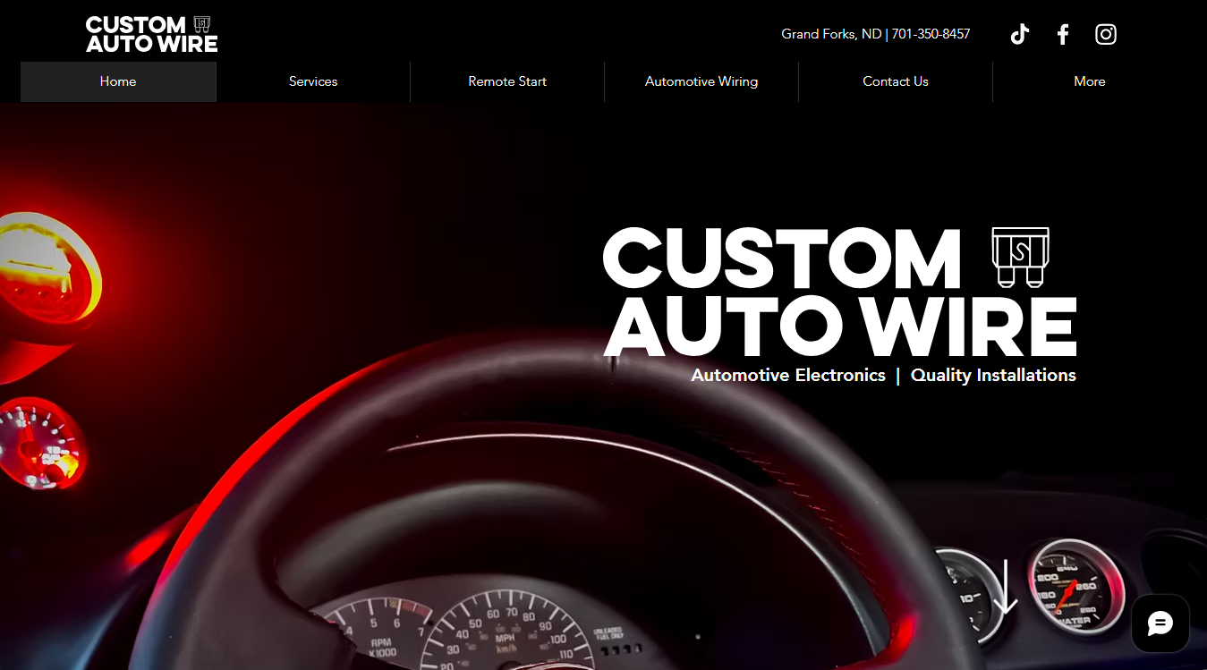 Screenshot of Custom Auto Wire
