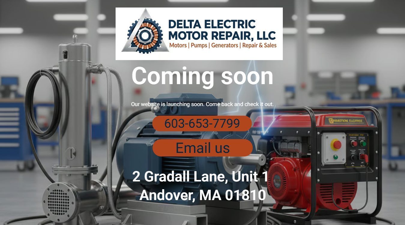Screenshot of Delta Electric Motor Repair, LLC