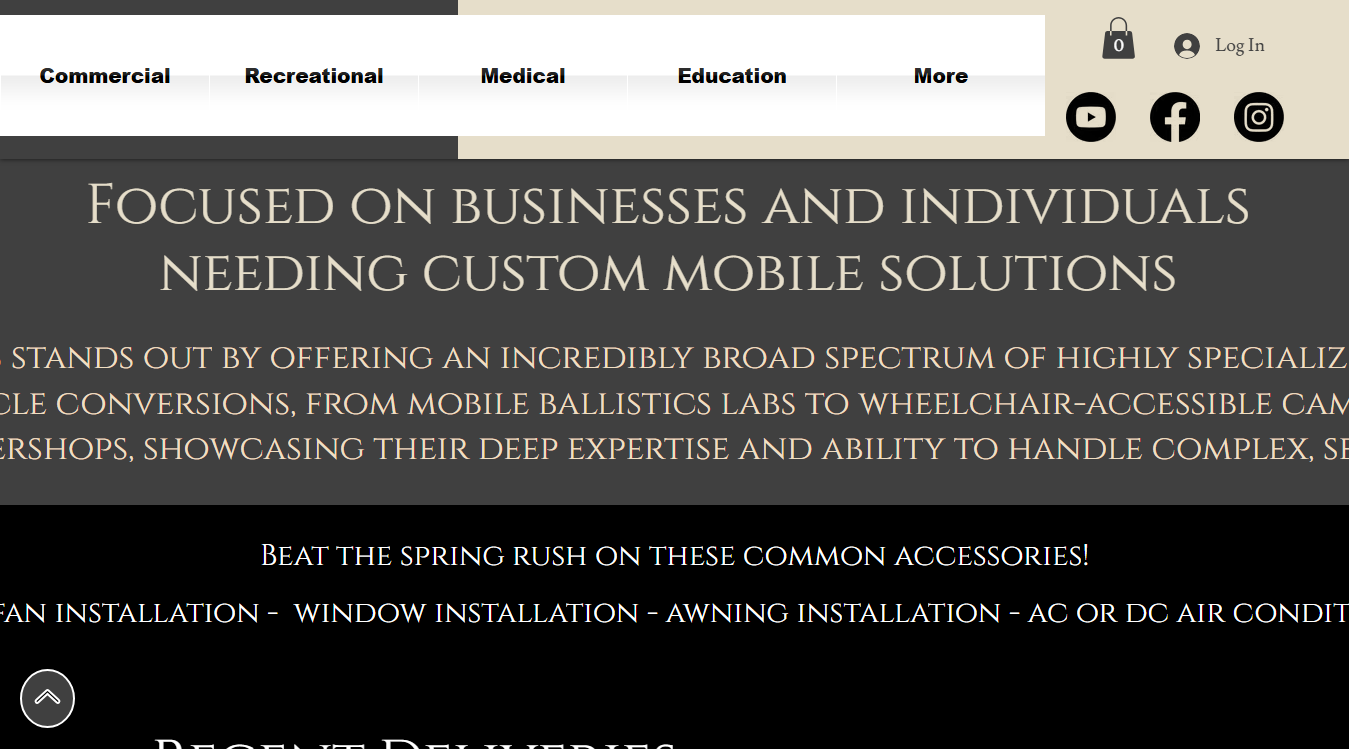 Screenshot of Diversified Vehicle Services