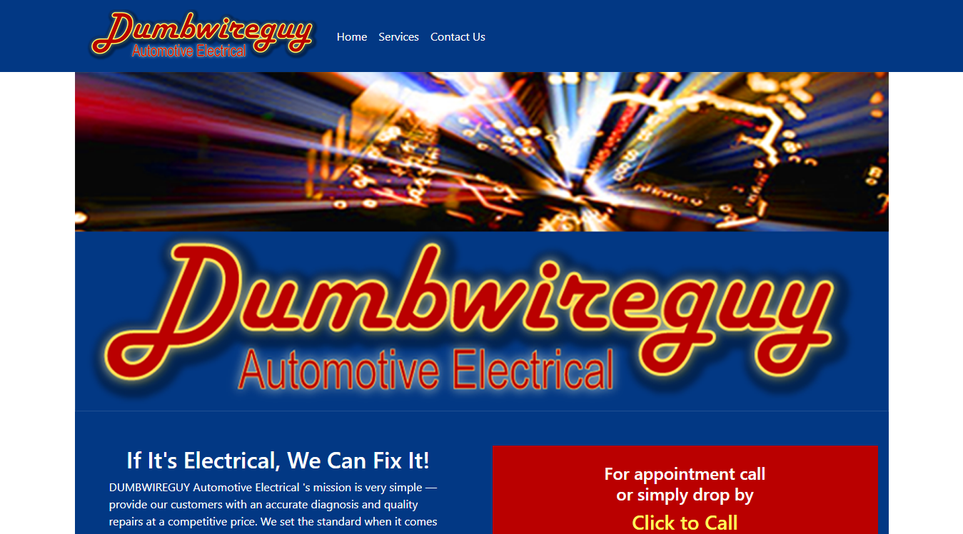 Screenshot of Dumbwireguy Automotive Electrical