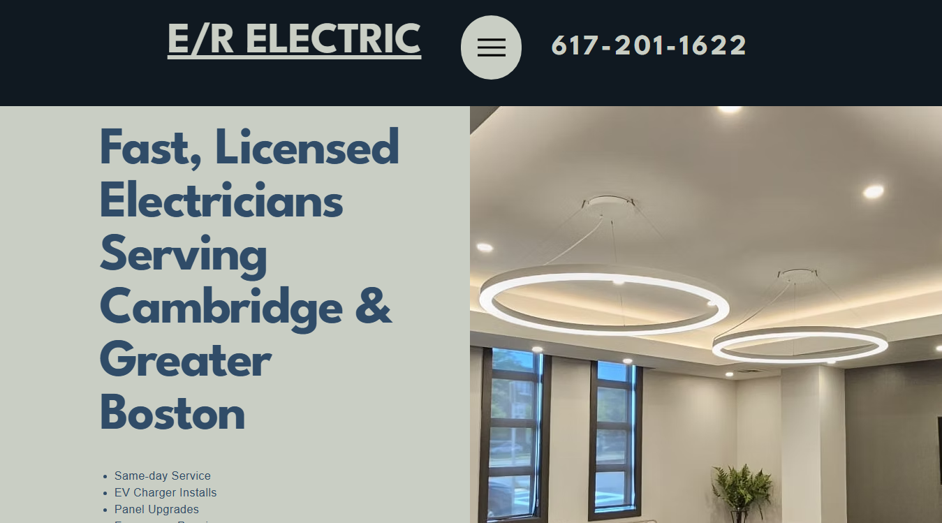 Screenshot of E/R Electric