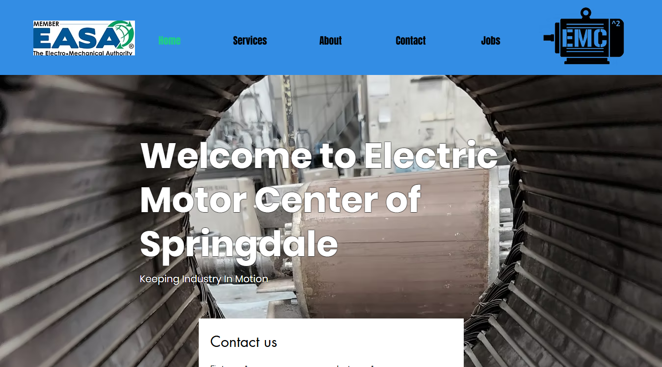 Screenshot of Electric Motor Center