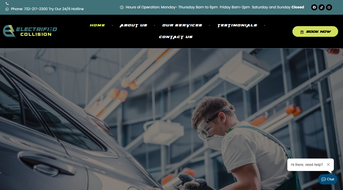 Screenshot of Electrified Collision