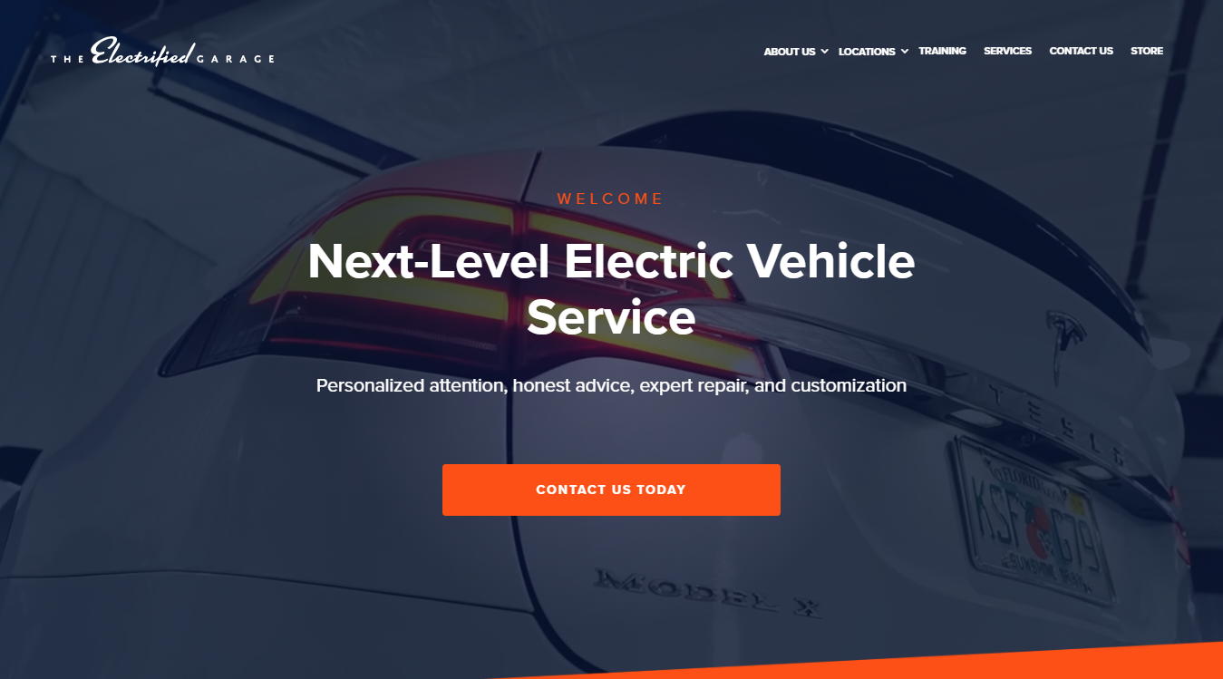 Screenshot of Electrified Garage