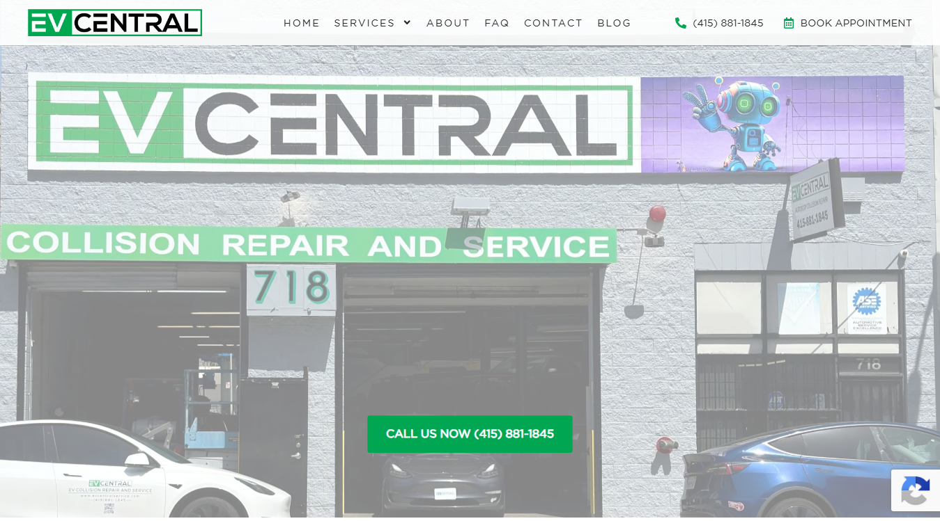 Screenshot of EV Central