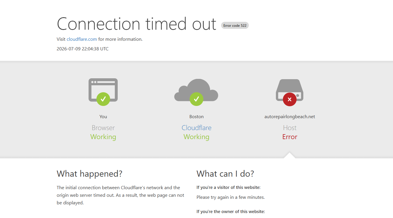 Screenshot of EV Repair