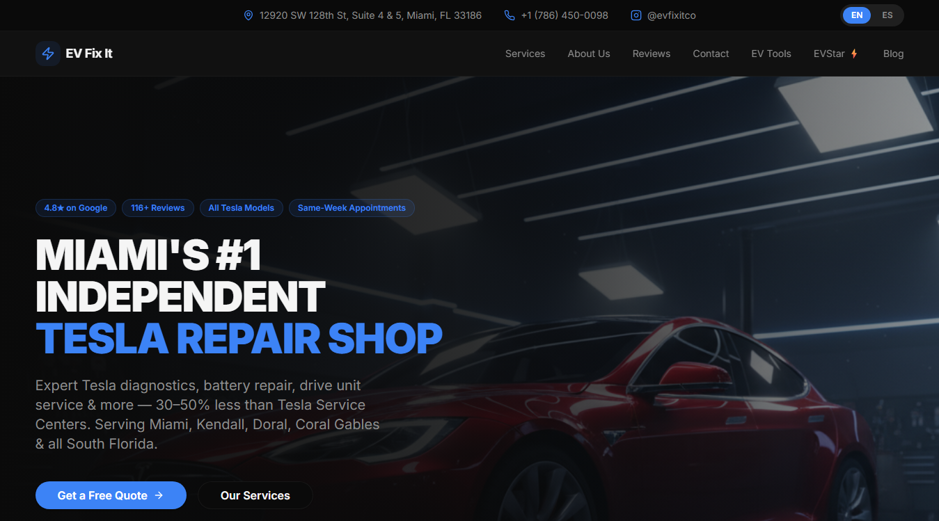 Screenshot of EVFIXIT by Cise Electronics