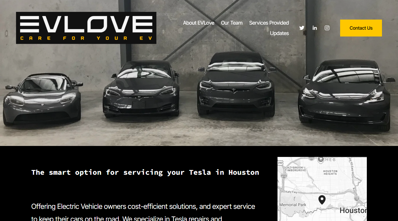 Screenshot of EVLove