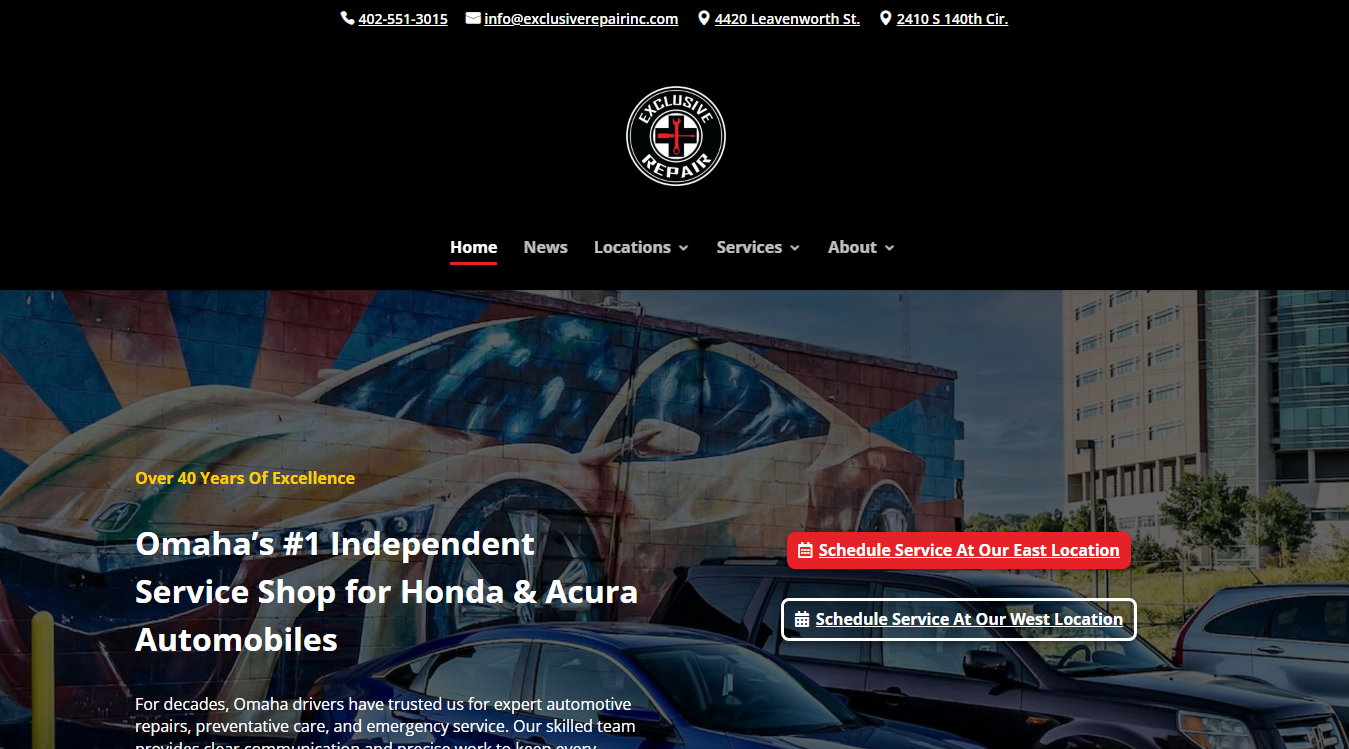 Screenshot of Exclusive Repair