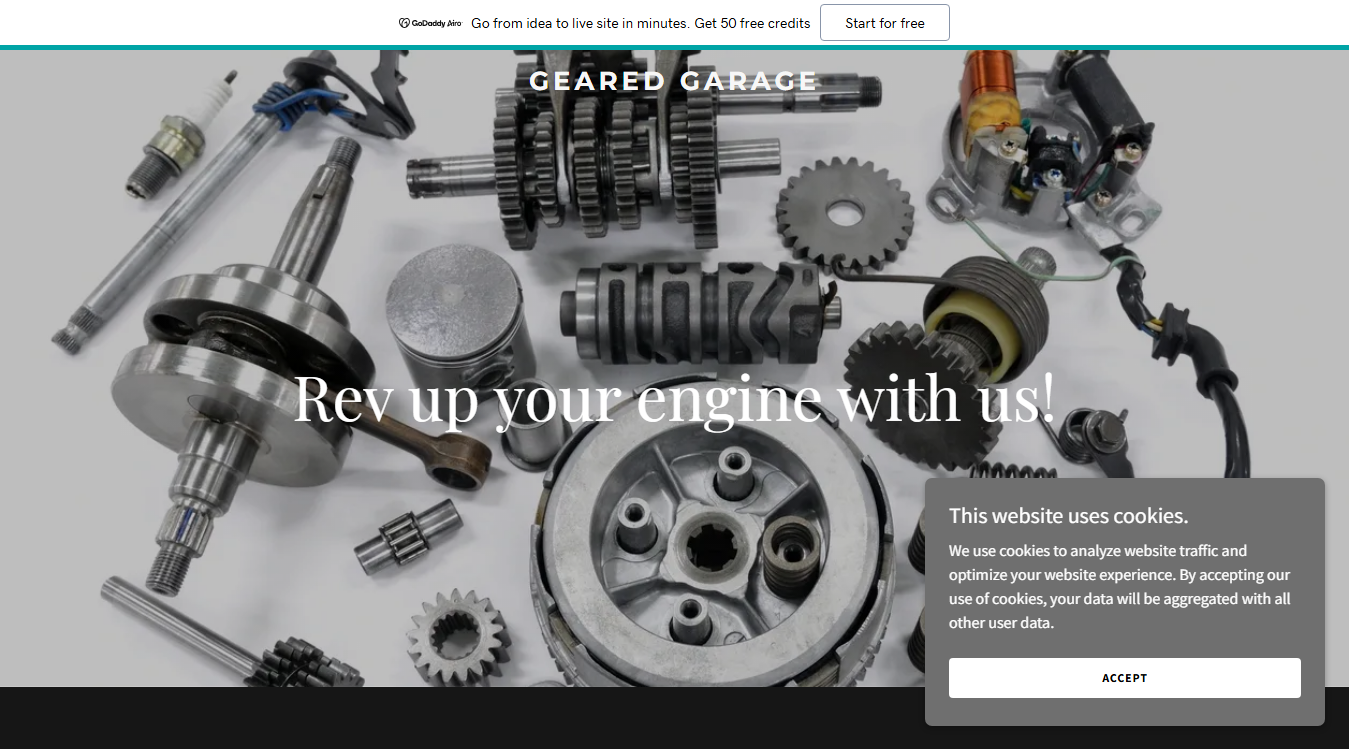 Screenshot of Geared Garage