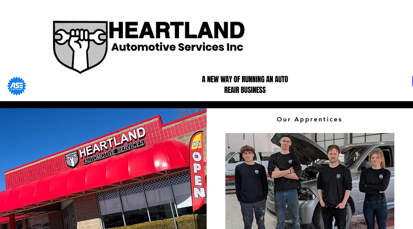 Screenshot of Heartland Automotive Services Inc