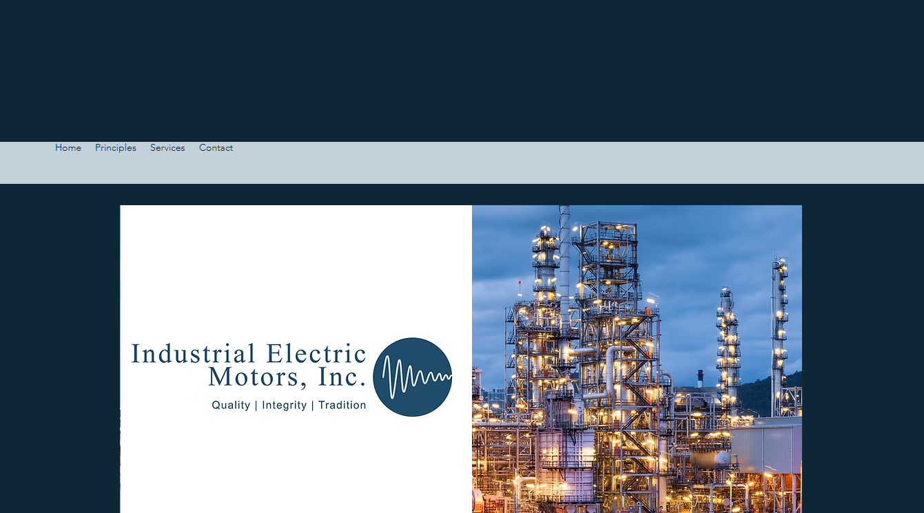 Screenshot of Industrial Electric Motors, Inc.