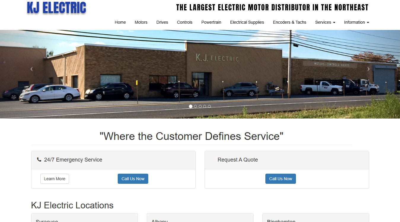 Screenshot of KJ Electric