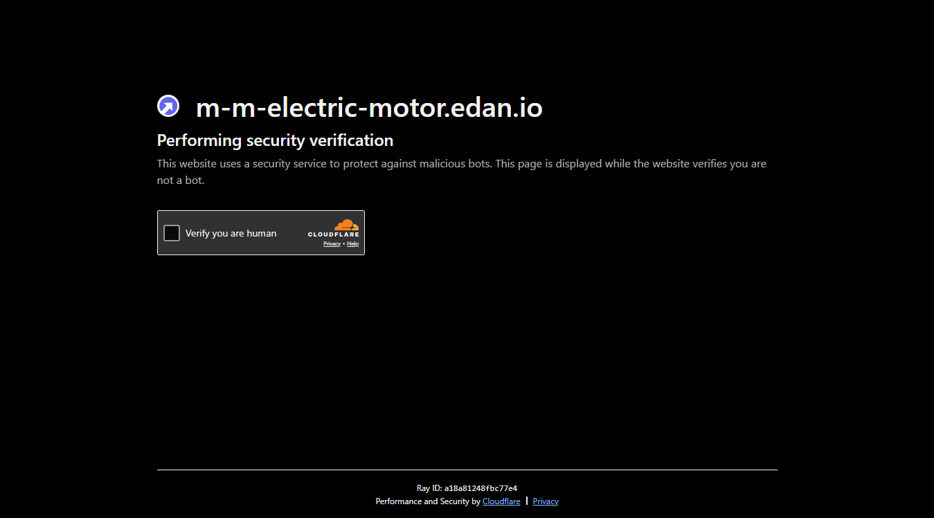 Screenshot of M & M Electric Motor Services