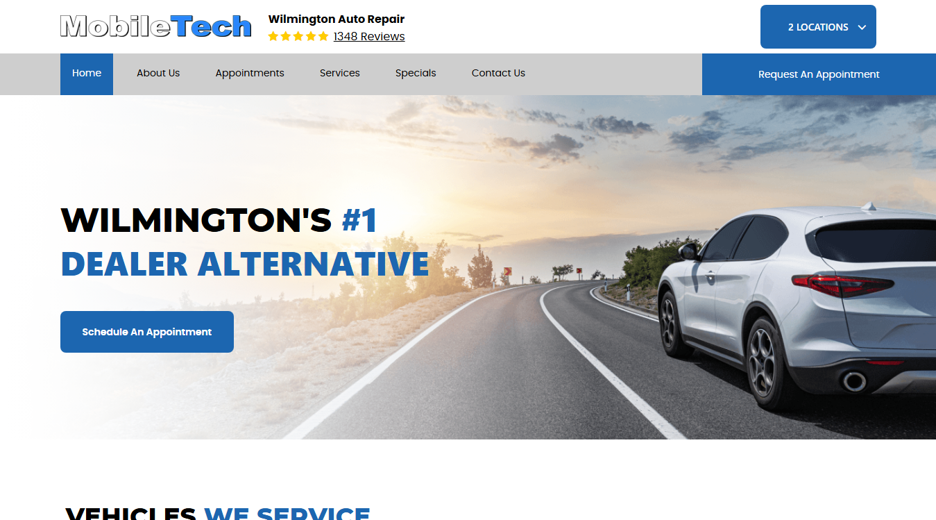 Screenshot of MobileTech