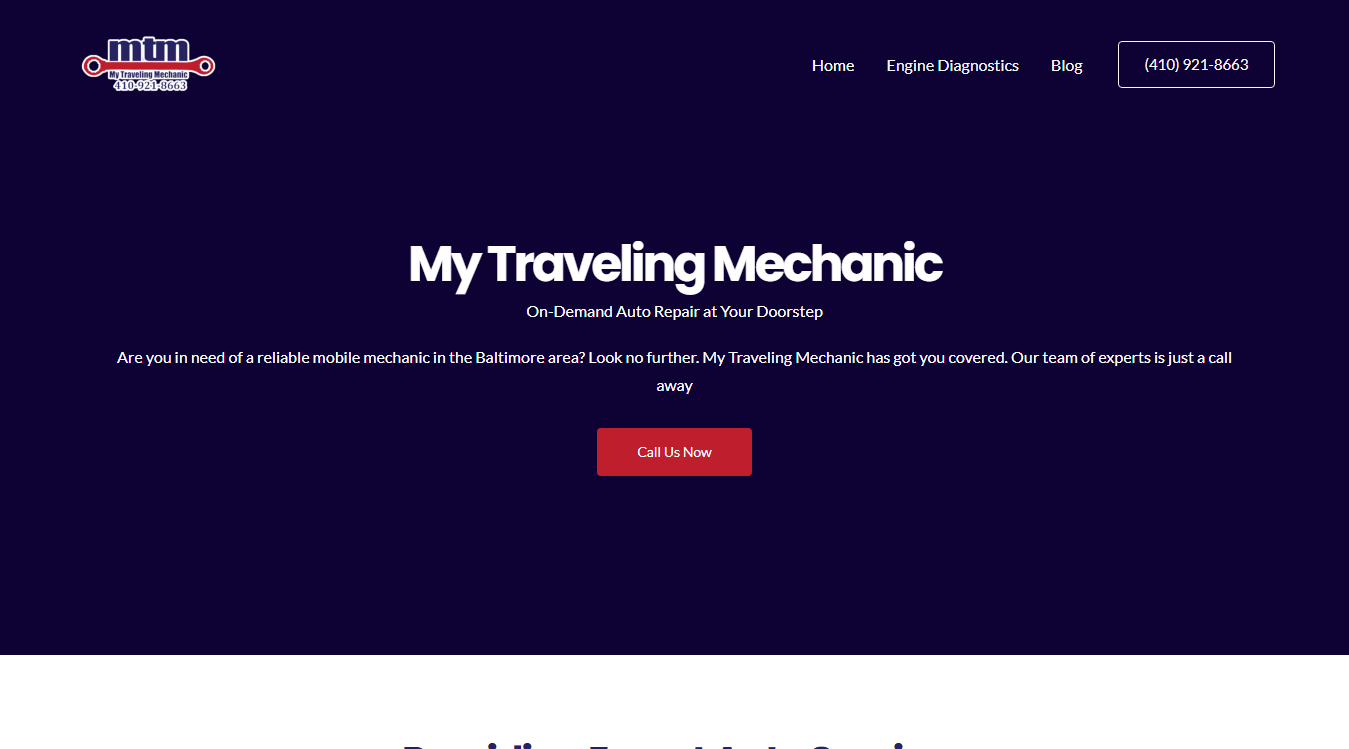 Screenshot of My Traveling Mechanic