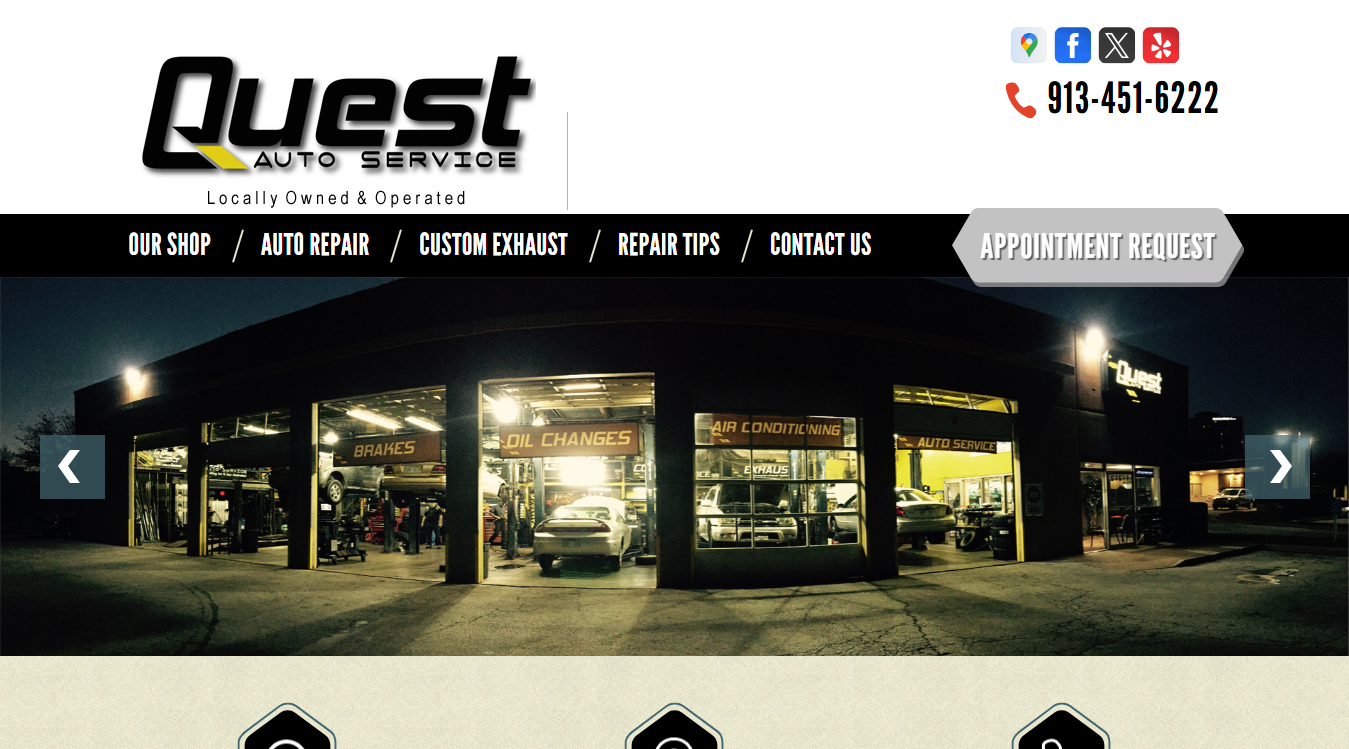 Screenshot of Quest Auto Service
