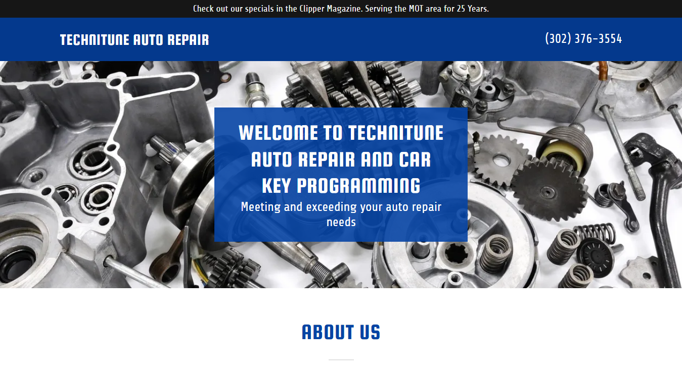 Screenshot of Technitune II Auto Repair