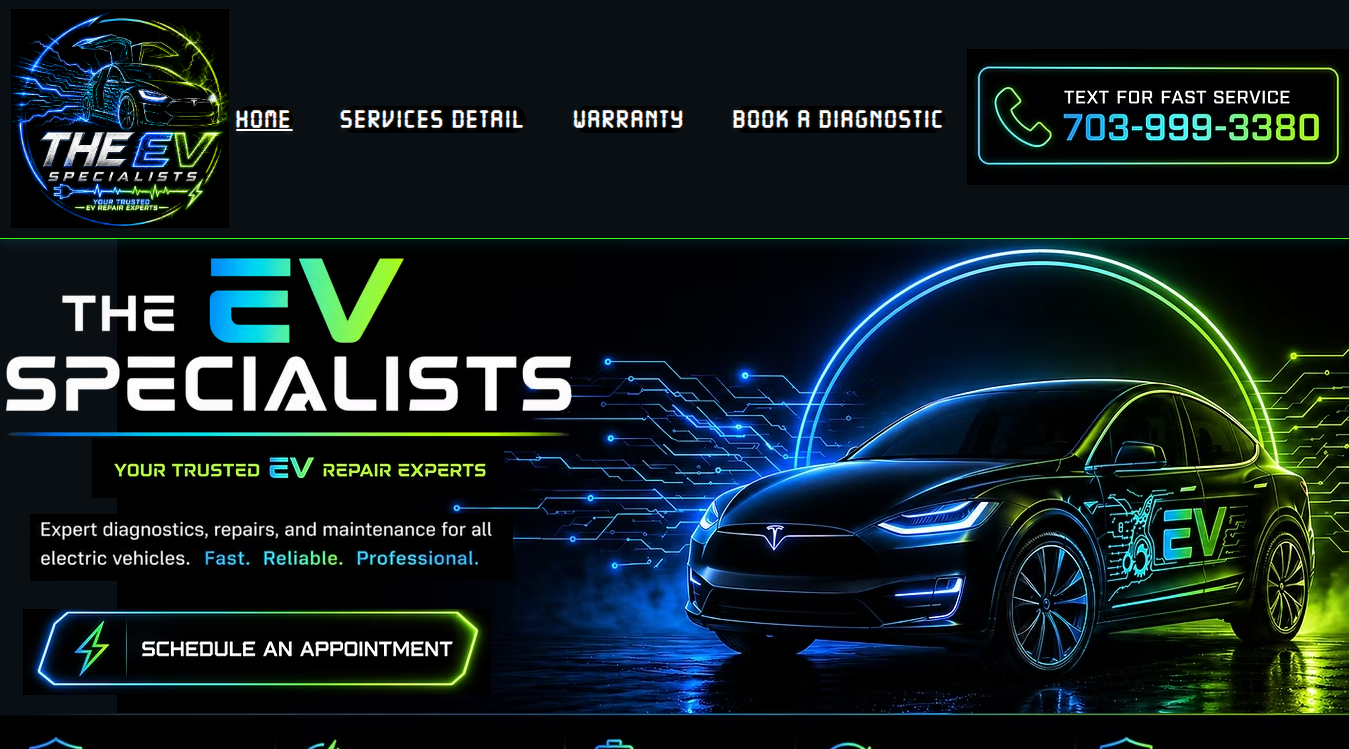 Screenshot of The EV Specialists