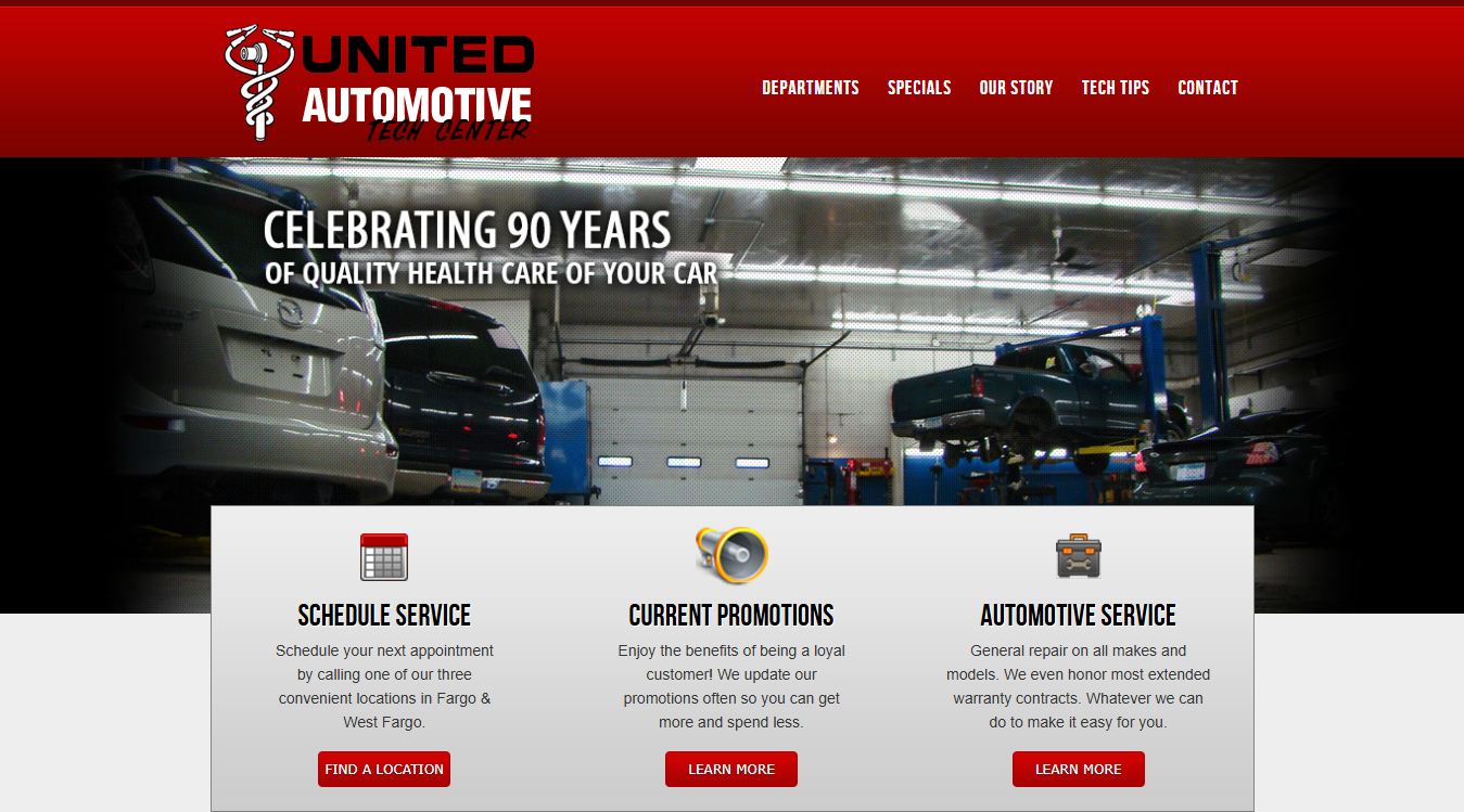 Screenshot of United Automotive Tech Center