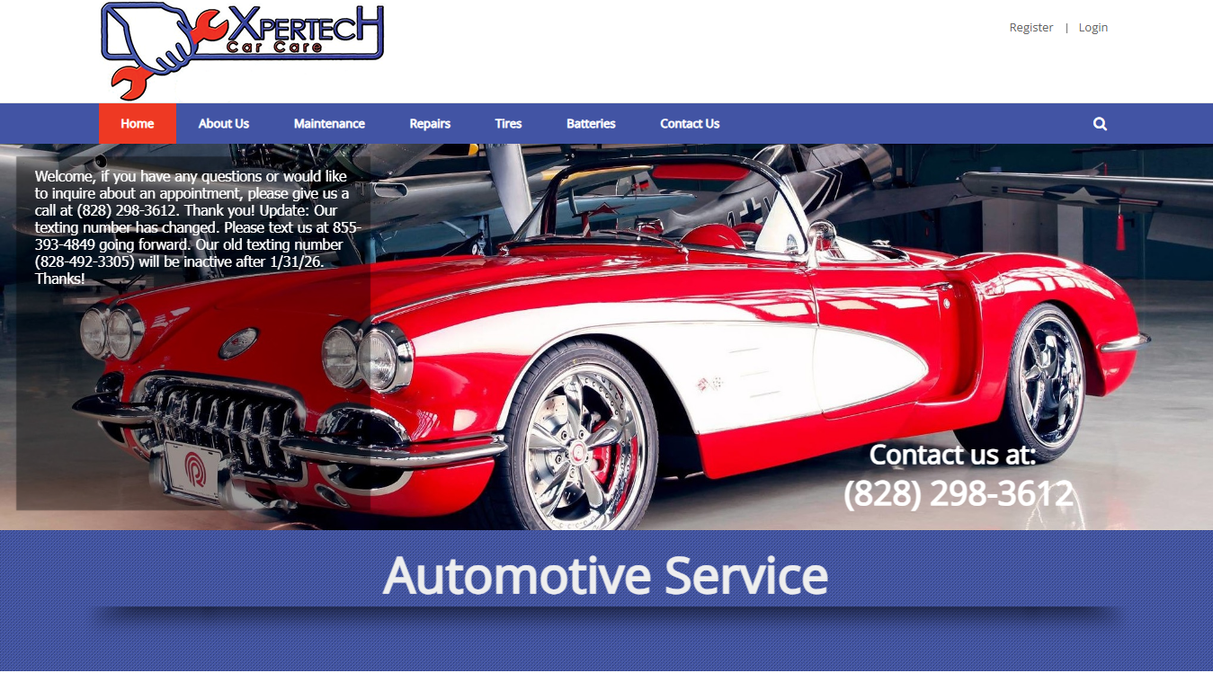 Screenshot of Xpertech Car Care